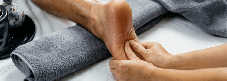 masaža stopala za povećanje potencije